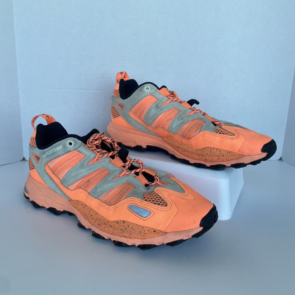 Adidas Originals Hyperturf Orange Men's Athletic Casual Sneakers Size 12